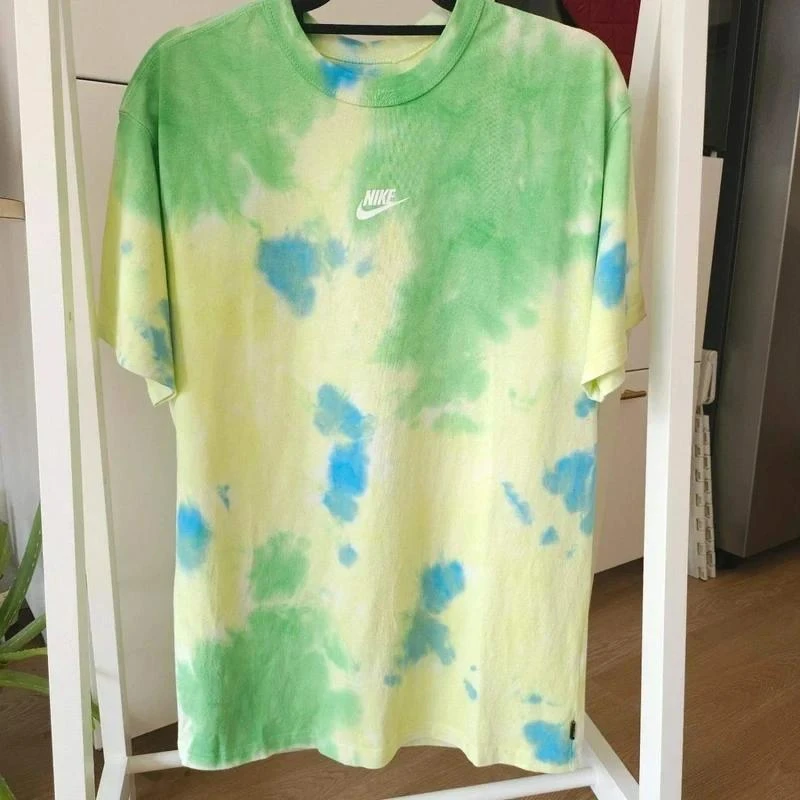 T-shirt longa tie and dye ajuste folgado unissex – photo 2